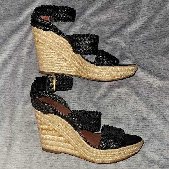 37 | MRKT | Triple Strap Espadrille Wedge Heels - Picture 4 of 10